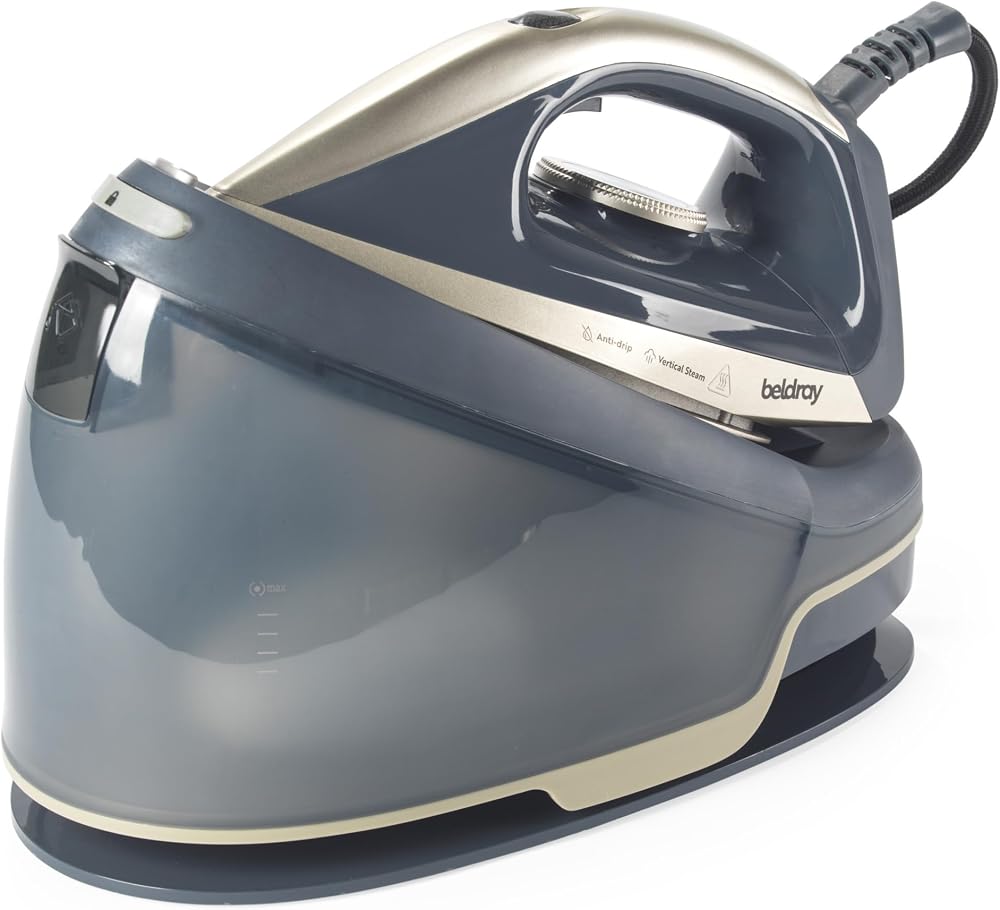 Beldray Power Pro Steam Station Iron 3000W 2.5L 40 g/min 3.5 bar