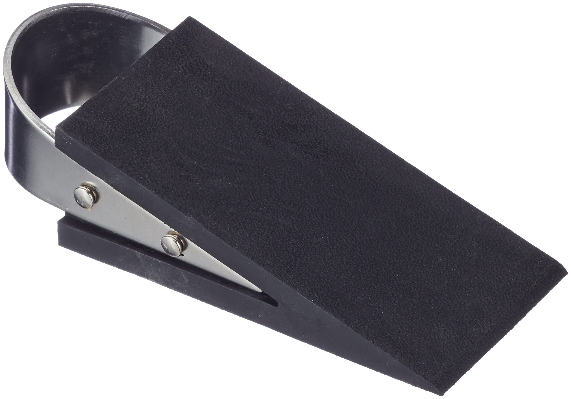 Alco, doorstop, approximately 5 cm x 3.5 cm x 13 cm, in black silver, 2854