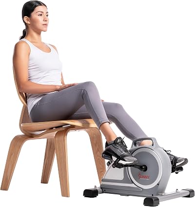 Sunny Health & Fitness Magnetic Under Desk Mini Exercise Cycle SF-B020026