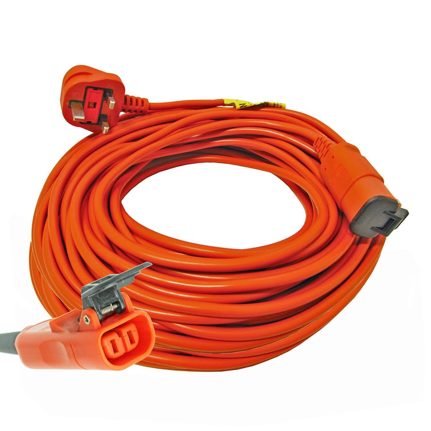 Spares2go Extra Long Flexible Lawnmower Power Plug Cable Lead for Flymo