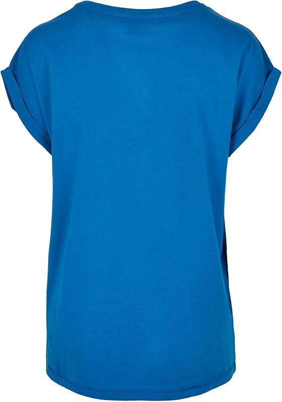 Ladies Extended Shoulder Tee, Camiseta Mujer, Sporty Blue, L
