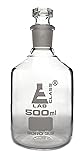 EISCO Reagent Bottle, Borosilicate Glass, Narrow