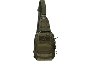 BOMTURN Tactical Backpack-1000D Waterproof Military Backpack/Laser-Cut/CCW Bags Sling Bag Tactical Satchel Shoulder Bag Men