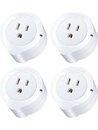 Etekcity ESW01-USA Voltson, Wi-Fi Smart Plug Mini Outlet with Energy Monitoring (4 Pack)