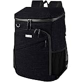 BAGLHER Lightweight Insulated Cooler Backpack - 30 Cans, Leak-Proof for Lunch, Picnic, Hiking, Camping Trips
