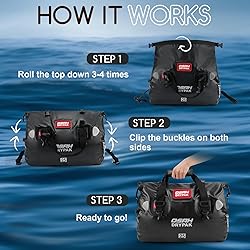 Waterproof Duffel Bag - Motorcycle Dry Bag Tail Bag