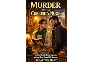 Murder in the Curiosity Nook: A Cozy Small-Town Mystery with a Slow-Burn MM Romance (The Fog Harbor Mysteries Book 1)