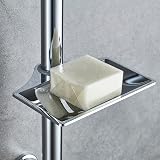 Ibergrif M20802-1 Shower Riser Rail 57cm No Drilling Chrome view 6