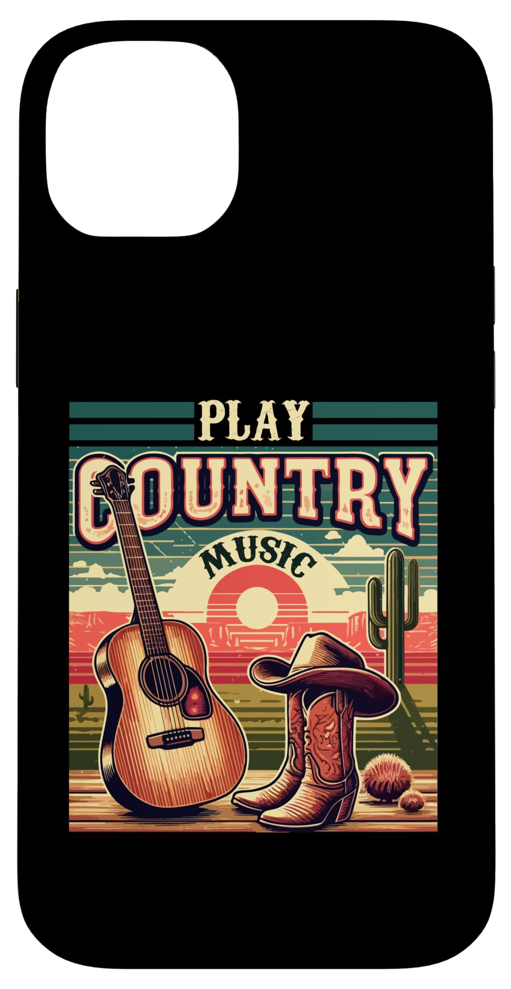 Play Country Music Vintage Western Festival American Case for iPhone 14 Plus