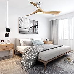 Sofucor 52 Inch Ceiling Fan with Light and