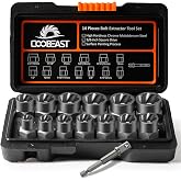 Bolt Extractor Kit,13Pcs Stripped Bolt Extractor Set for Impact Bolt&amp;Nut | Heavy Duty,Durable&amp;Resistant Damage,Multiple Size Options,Organized Box,Easy Out Bolts Nuts,Gifts for Men,Home DIY