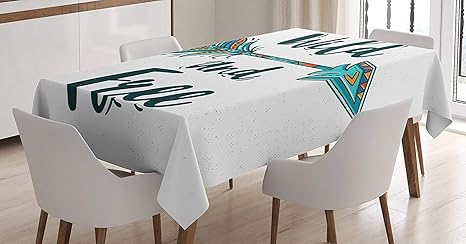 Amazon Wild And Free テーブルクロス リネン 装飾 テーブルカバー キッチン ダイニングルーム 長方形 長方形 長方形 テーブルクロス 幅54 X 長さ54インチ カラフルなアステカスタイルの矢とエスニック三角形の無印 テーブルクロス オンライン通販