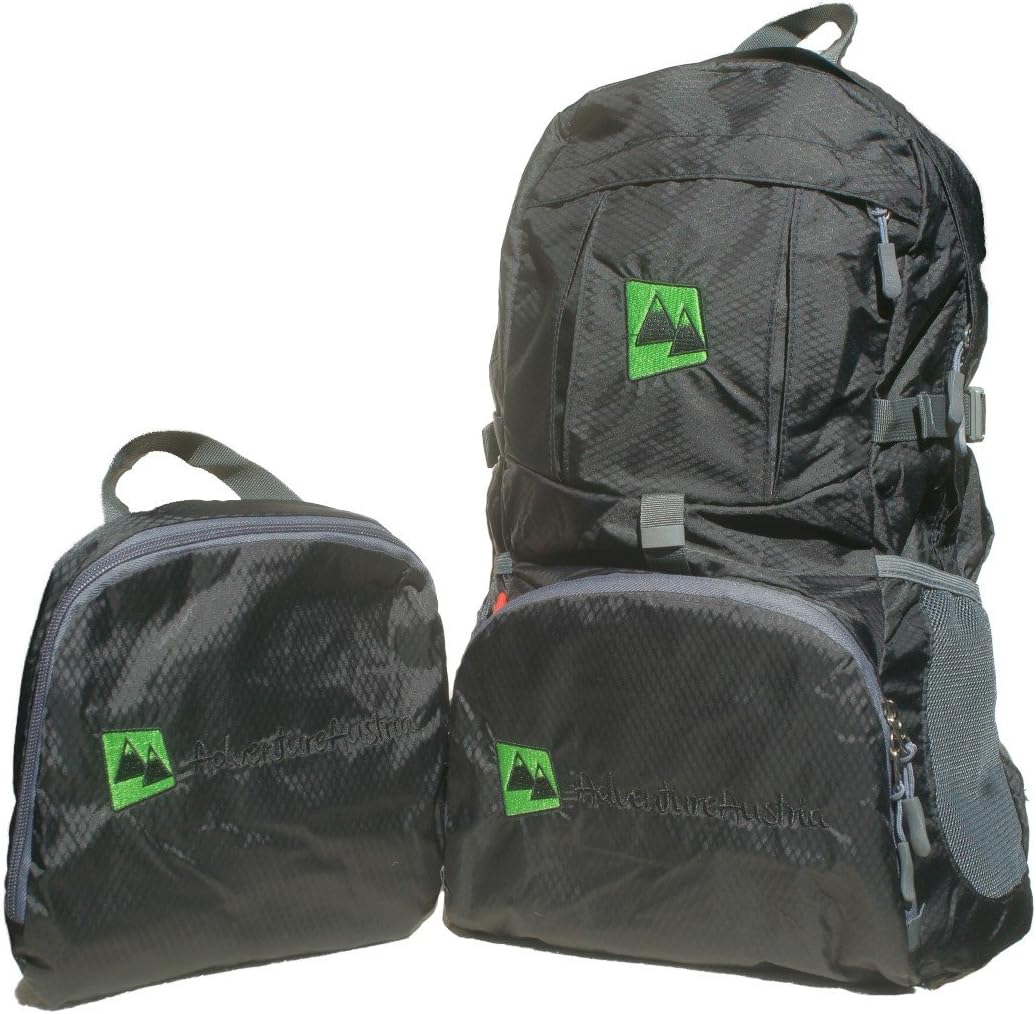 Foldable Backpack for Hiking Rucksack Lightweight Packable Daypack 35l - Perfect as Day Pack for Cycling Walks Travel Trekking Sports Holidays. Unisex Practical & Ultra Light. Available in 5 Colours.