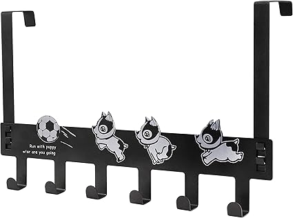 Perchero Ganchos para Puerta, Colgadores de Puerta Percha de Baño para