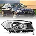 JSBOYAT HID/Xenon w/AFS Type Fit for 2011-2013 BMW 5 Series F10 F18 528i 535i 550i M5 Headlight Assembly Replacement OE Style Projector Factory Headlamp Right Passenger Side