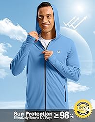 G Gradual Men's UPF 50+ Sun Protection Hoodie