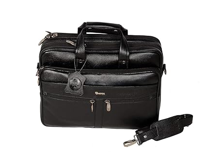 ROYAL LEATHER EMPORIUM Black Office Bag