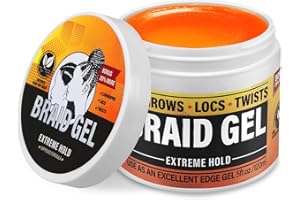 Apooliy Strong Hold Hair Wax, Non-Greasy Styling Wax for All Hair Types, Edge Control Wax, No Flaking, Long Lasting Braid Gel