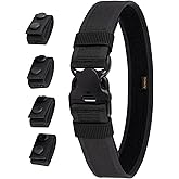 Dotacty 2" Police Duty Belts Law Enforcement Security Officer Tactical Utility Belt 4 Keepers