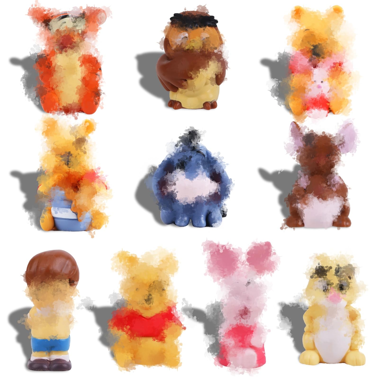 Winnie the Pooh 10 Pcs Cake Toppers - Kid's Birthday Party Decorations — image 1