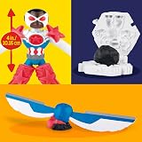 Play-Doh Marvel Captain America Moto-Slicer Playset with Bendy Figure view 3