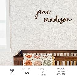 Custom Wood Name Sign for Nursery or Kids