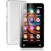 160GB MP3 Player with Bluetooth and WiFi, innioasis MP3 MP4 Player for Kids with Spotify, Amazon Music, Audible, Libby, 4.0" Touch Screen Android Music Player with Speaker, Up to 1TB(Pink)