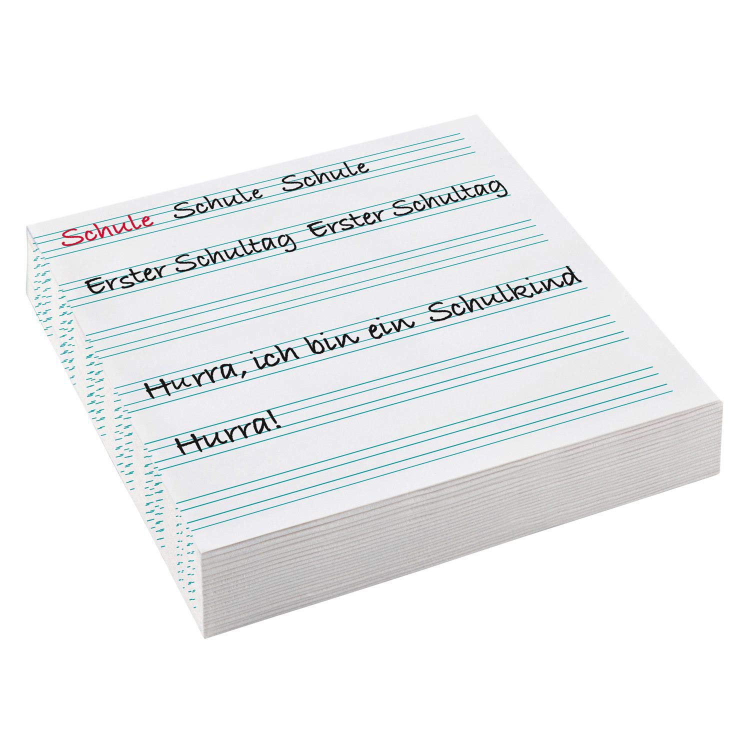 amscan 9904415 33 x 33 cm My School Start Napkins, Multi-Colour