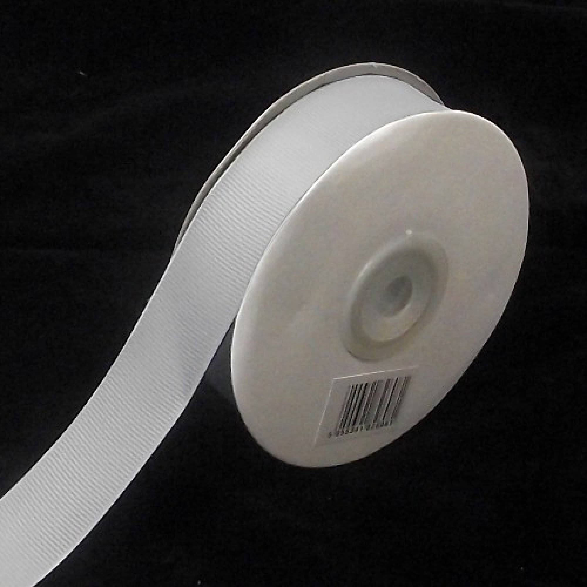 25m Full Reel Woven Edged Grosgrain Ribbon - 25mm (1 inch) Width (Turquoise) (25mm, Red) (25mm, Silver)