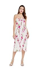 Matching Hawaiian Luau Mother Daughter Halter Dress