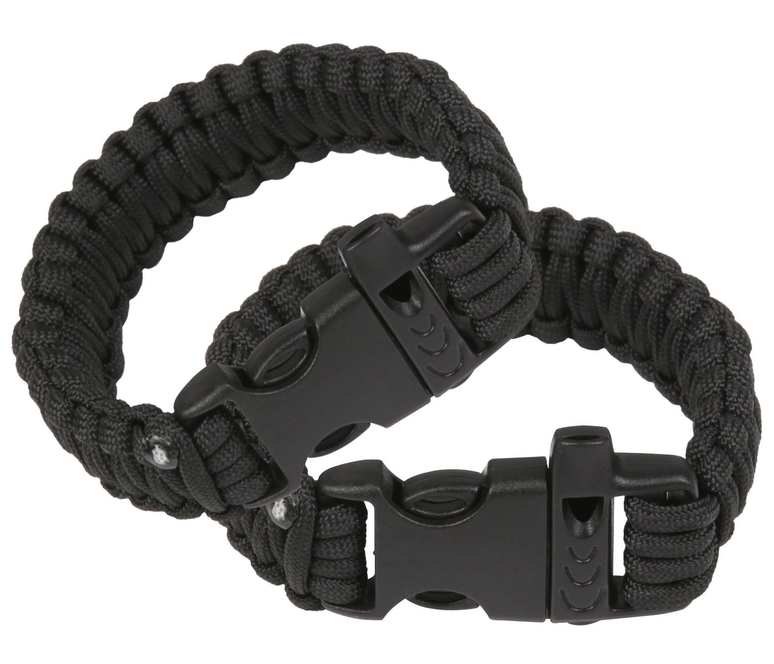 Attmu 2 Pack Outdoor Survival Paracord Bracelet With Fire Starter Scraper Whi.. 19 71mVHB0eb8L