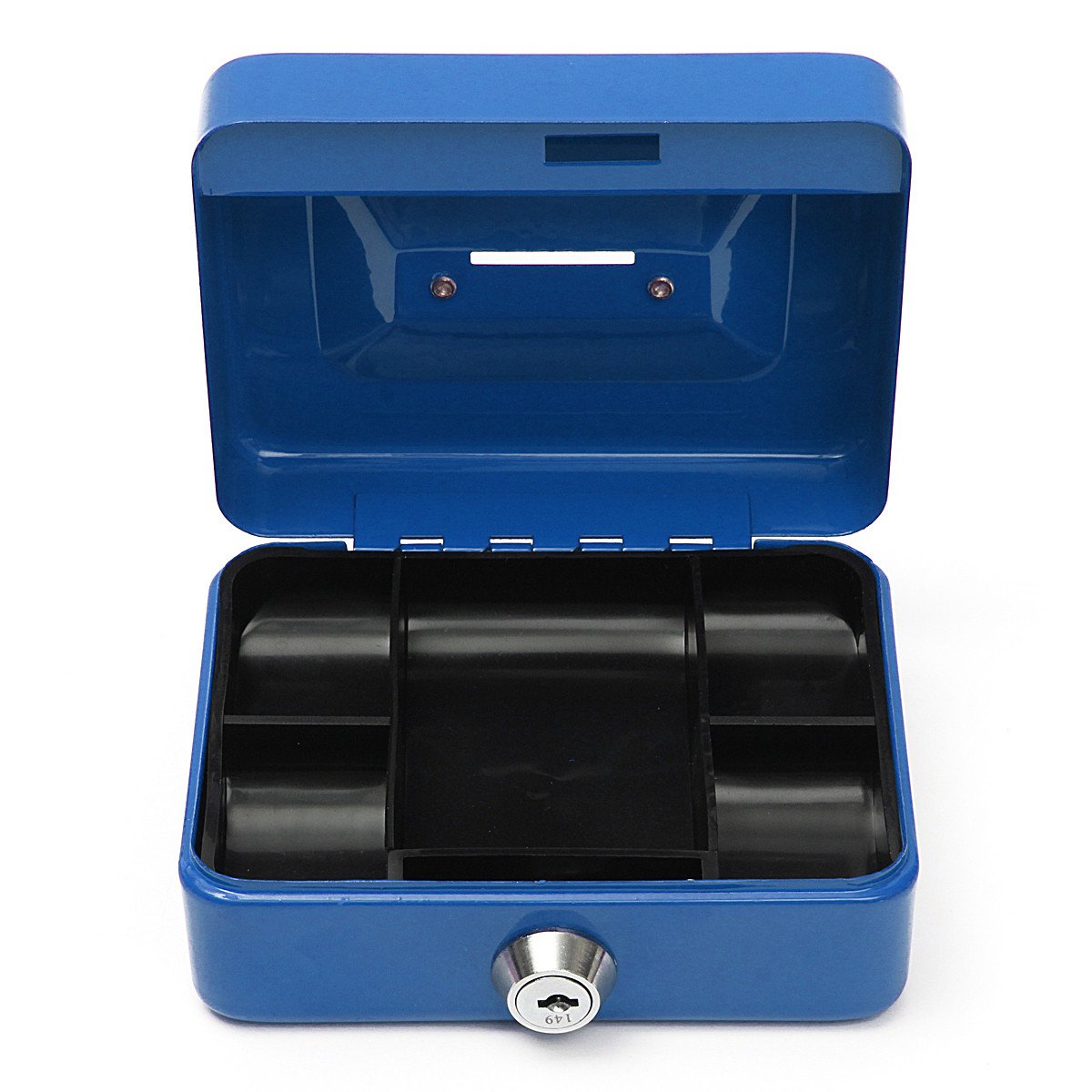 Cash Boxes,Charminer Security Safe Stainless Steel Petty Cash Money