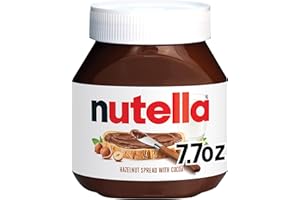 Nutella Hazelnut Spread With Cocoa For Breakfast, 7.7 Oz Jar