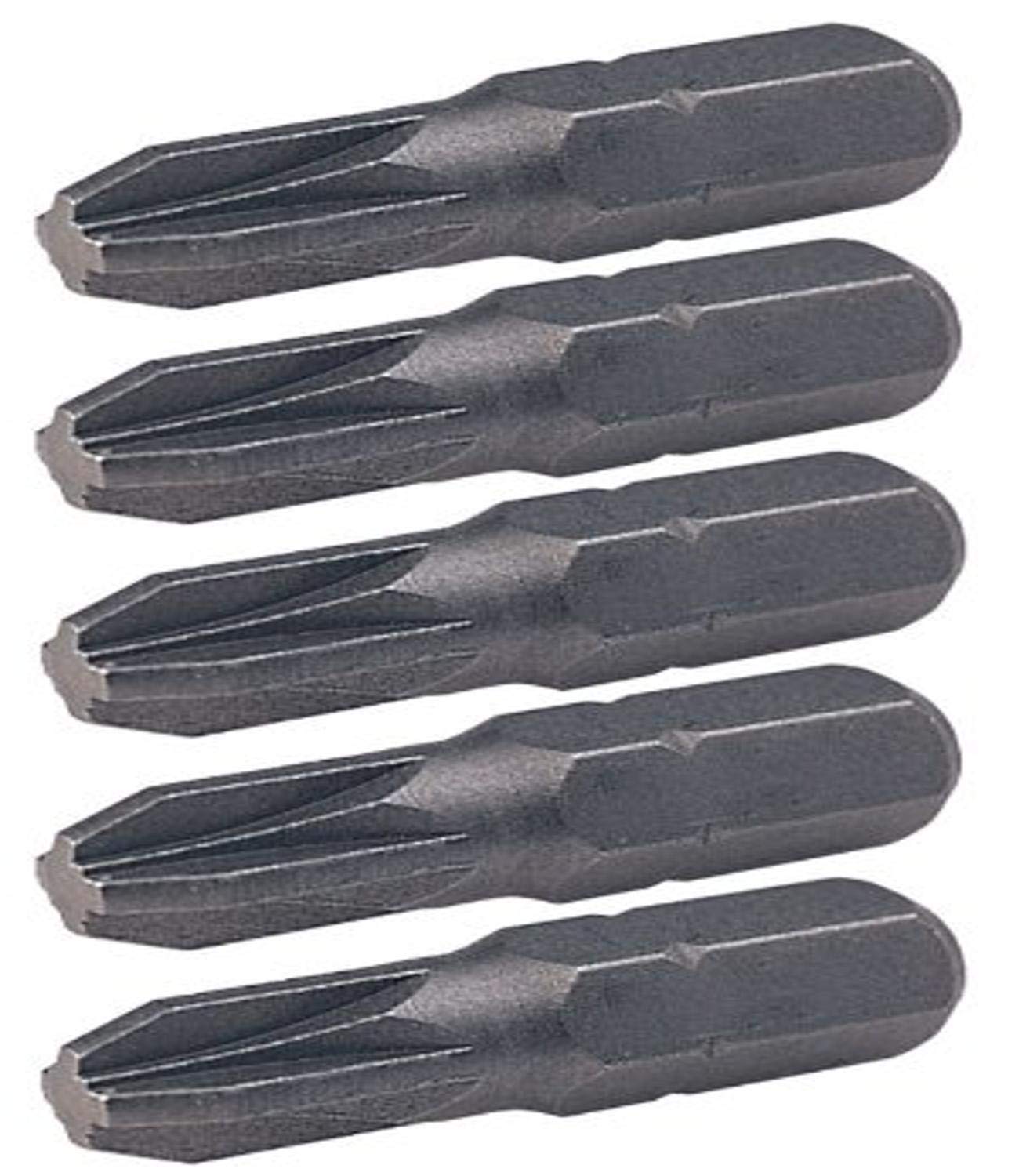 KS Tools 911.2223 PZ2 1/4-inch Pozidriv® Classic Bit (5 Pieces)
