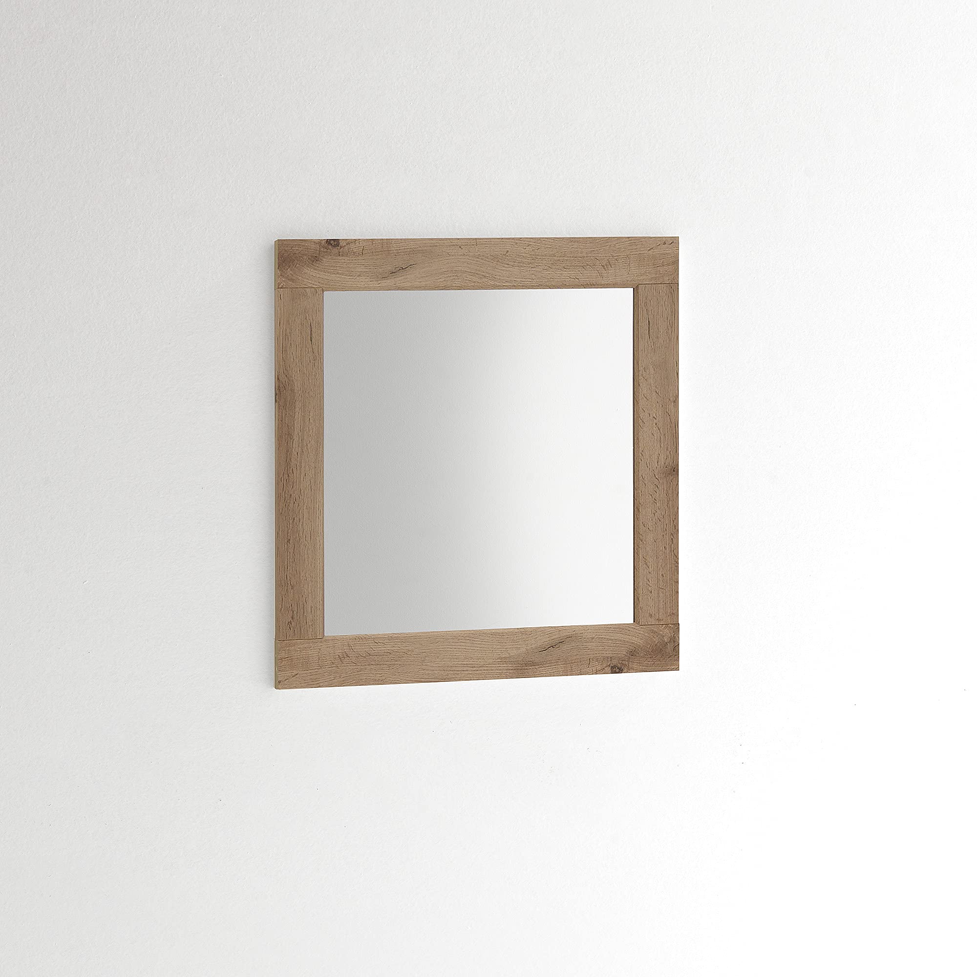 ARHome-Espejo-de-Pared-Cuadrado-60-x-60-Made-in-Italy-Roble-Rustico-60-x-60