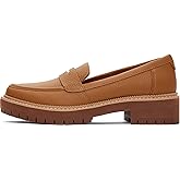 TOMS Womens Cara Slip On Lug Sole Casual Loafers