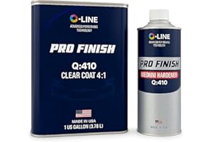 GENERIC 2K Clear coat Automotive Paint Kit – High Gloss 4:1 Acrylic Clear Coat with Hardener | 1 Gallon (3.78L) + 1 Quart | Durable Auto Clearcoat for Cars, Professional Automotive Refinishing