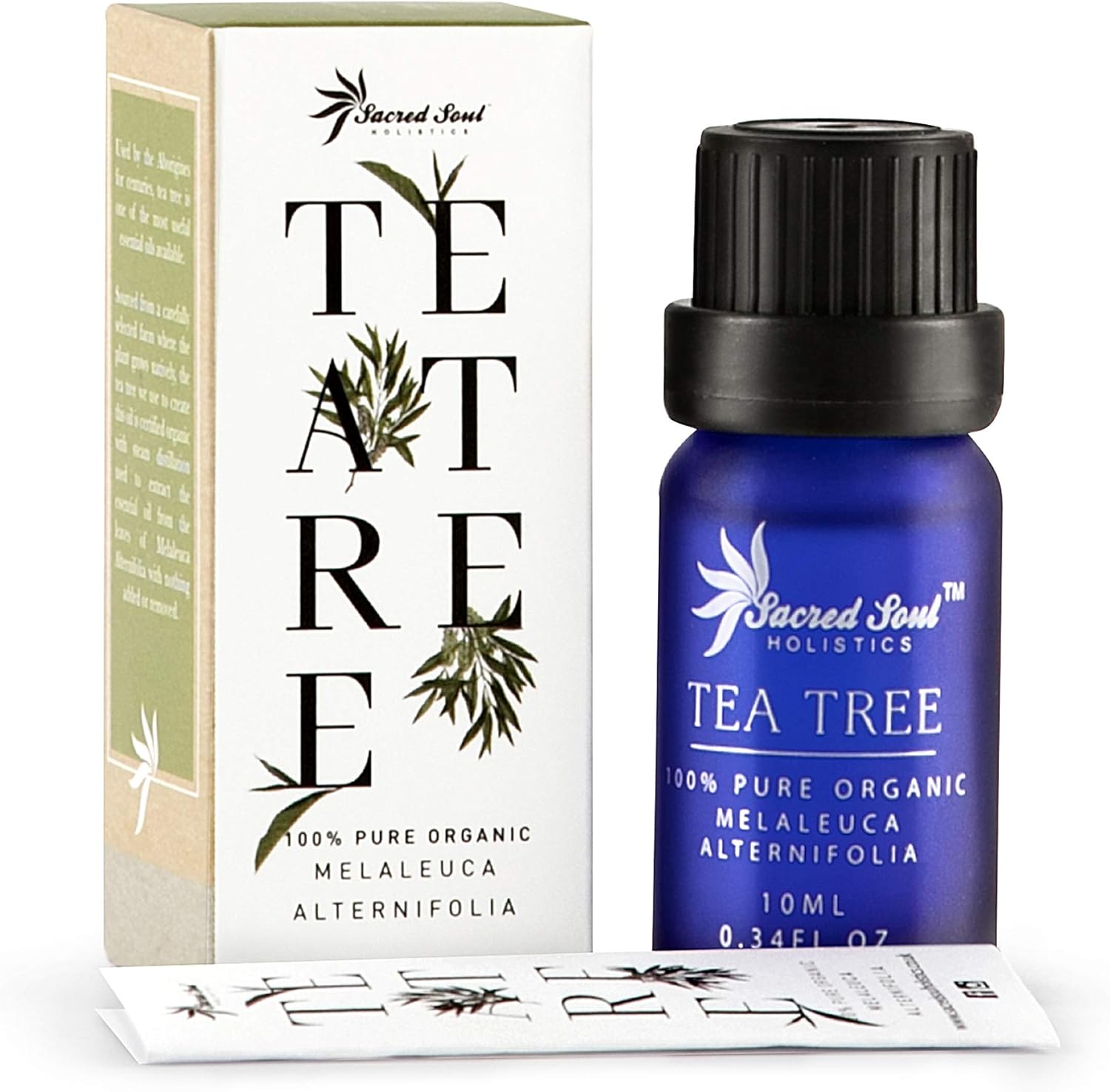Sacred Soul 100% Pure Australian Tea Tree Essential Oil - 10ml - GCMS Tested - Perfect for Aromatherapy Skin, Nails & Hair - Image 3