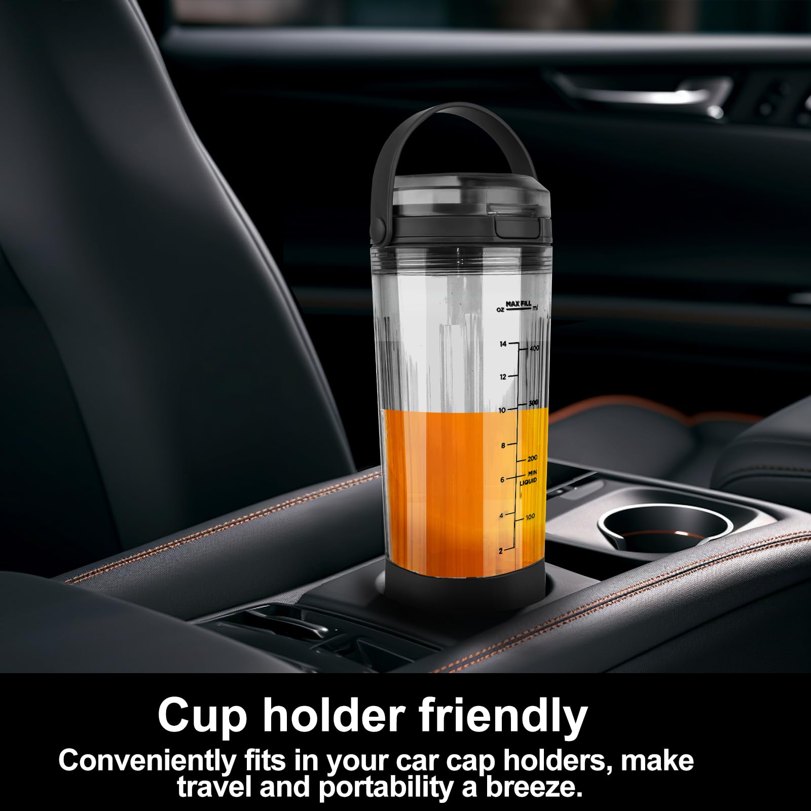 Blade Cover and Vessel Cap for Ninja Blast Portable Blender, Accessories, Replacement Parts, Leakproof, Dishwasher Safe, Food Grade. Grey