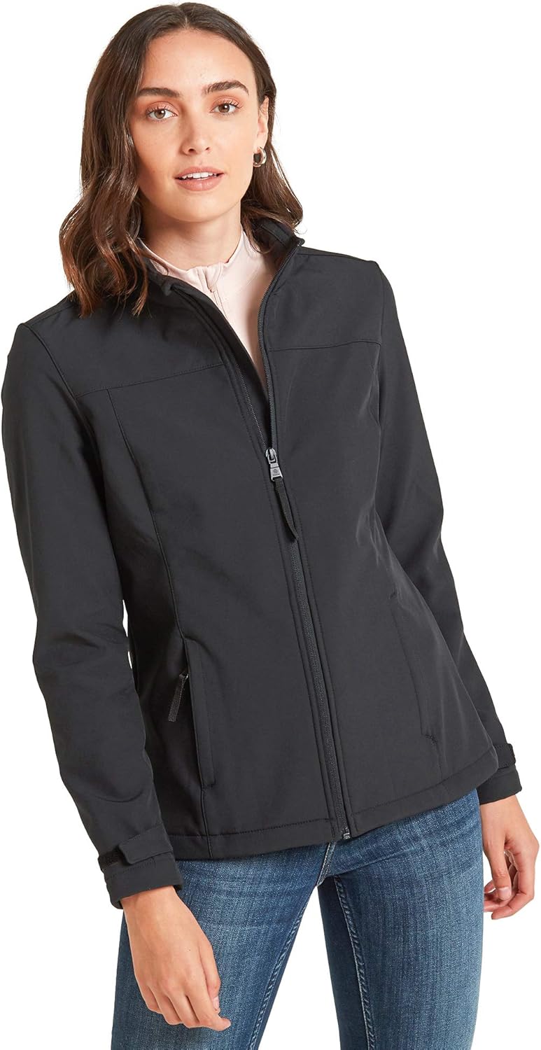 keld womens softshell long jacket