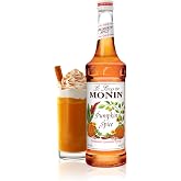 Monin - Pumpkin Spice Syrup, Hints of Nutmeg and Cinnamon, Natural Flavors, Great for Lattes, Mochas, Steamers, Teas, Ciders and Dessert Cocktails, Non-GMO, Gluten-Free (750 ml)