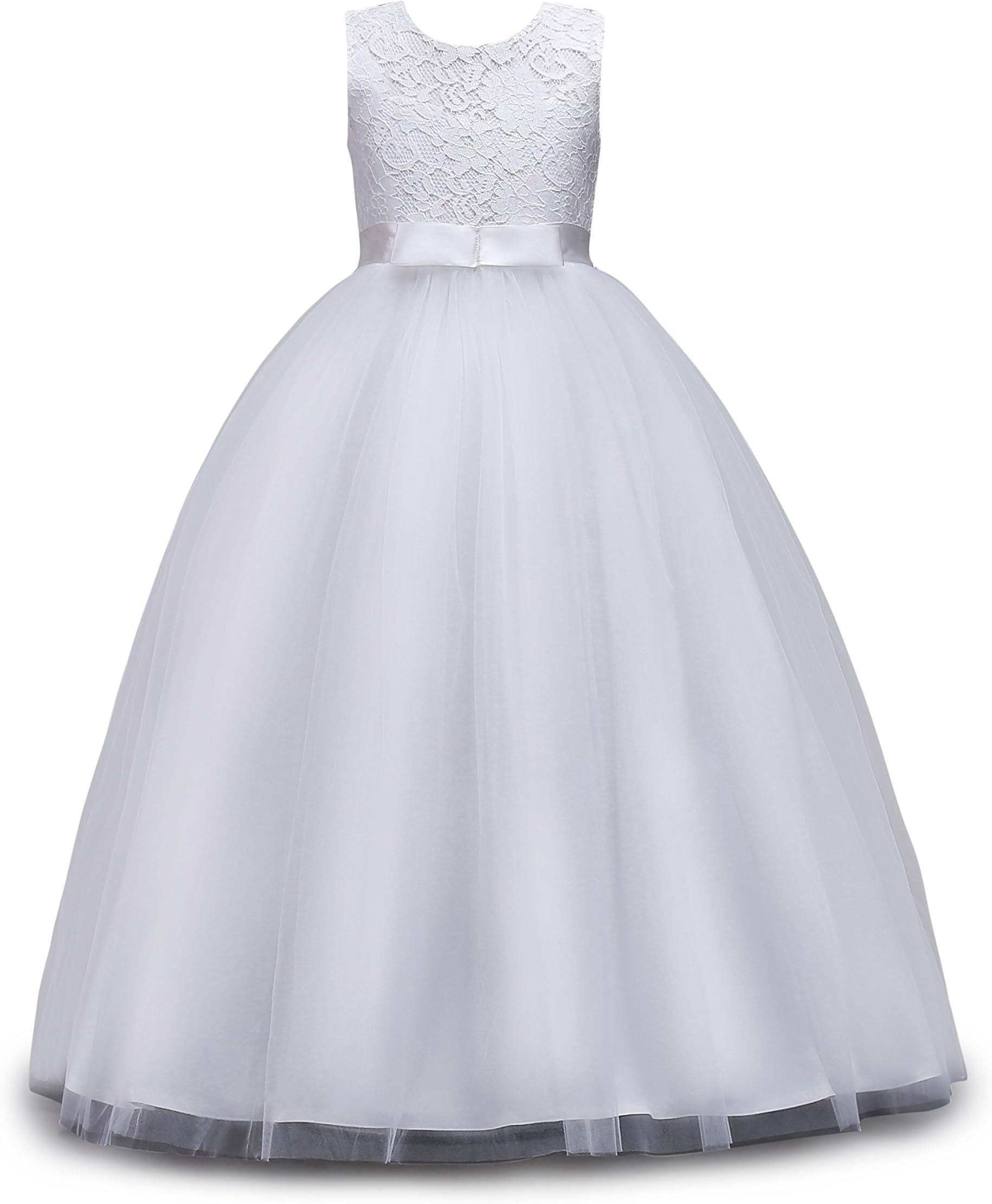 Big Girls Lace Bridesmaid Dress Dance Gown A Line Dresses