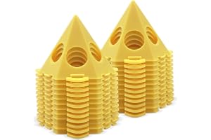 AEE FIRSONE Pyramid Stands, 24 Pack Mini Cone Paint Stands for Canvas & Door Risers, Elevated Support