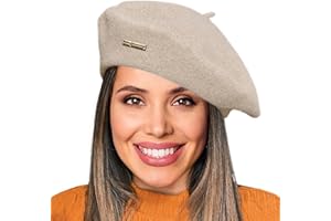 Nawati Wool French Berets for Women, Solid Color Beret Hats for Women Girls Lady, Casual and Chic Vintage Painters Hat