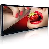 P3 Programmable Scrolling Custom Led Sign Outdoor Digital For Business Display Screen WiFi Control Electronic Message Board Store Advertising Ticker Word Light Bar Open Pixel Panel 40"x18'
