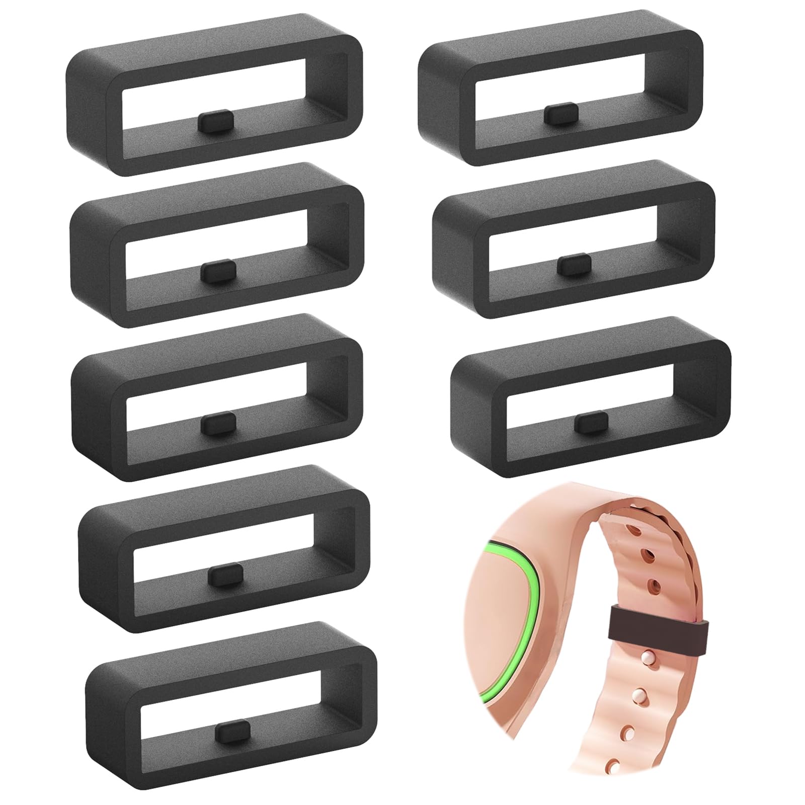 MagicBand Keeper Rings Compatible with Disney MagicBand+ 2.0 Silicone Loop