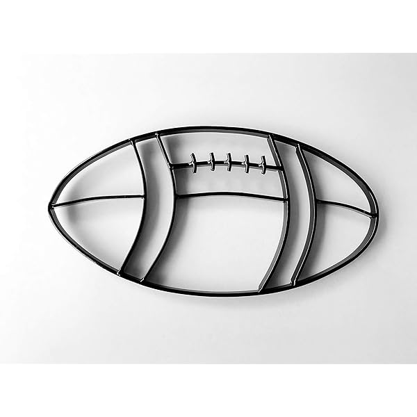 American Football Art, Metal Wall Art, Metal Wall Decor, American
