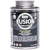 Oatey Fusion 4 Oz. Single-Step Medium Bodied Clear Priming PVC Cement - 1 Each