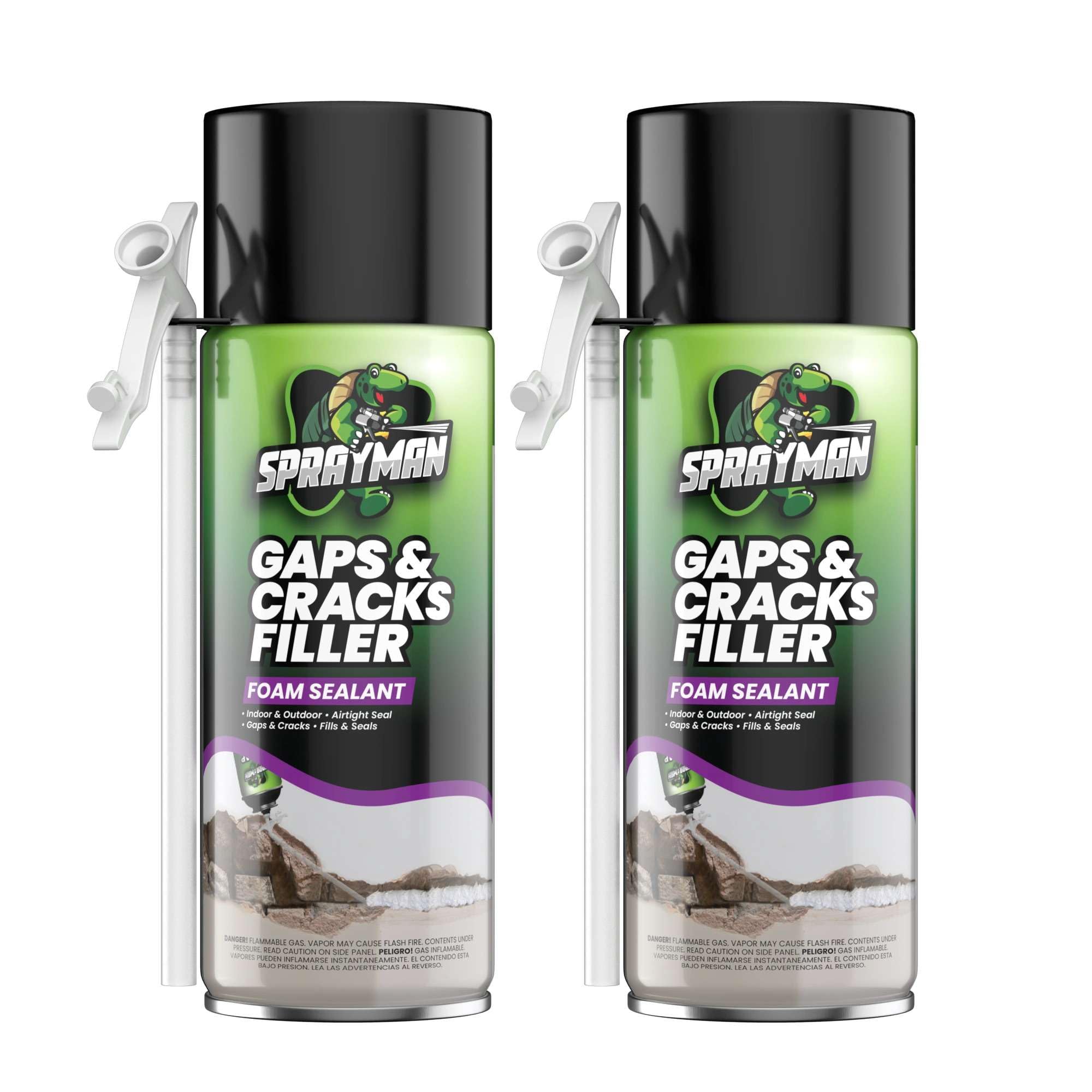 Sprayman Gaps and Cracks Filler Foam - Polyurethane