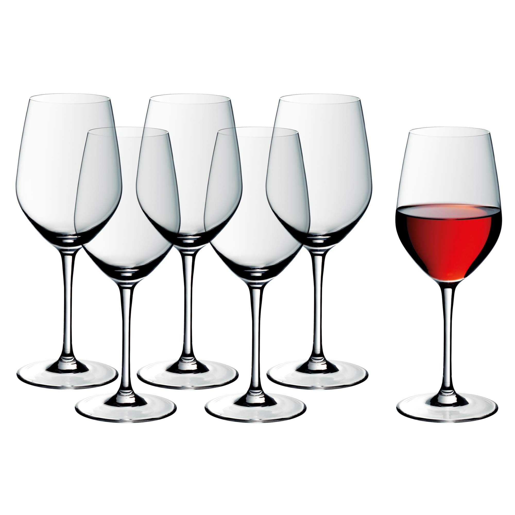 WMF Easy Plus 910039990 6-Piece Red Wine Glass Set